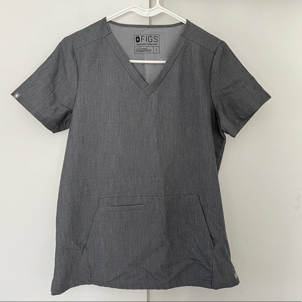 FIGS Sweatshirt Pocket Scrub Top (RARE)